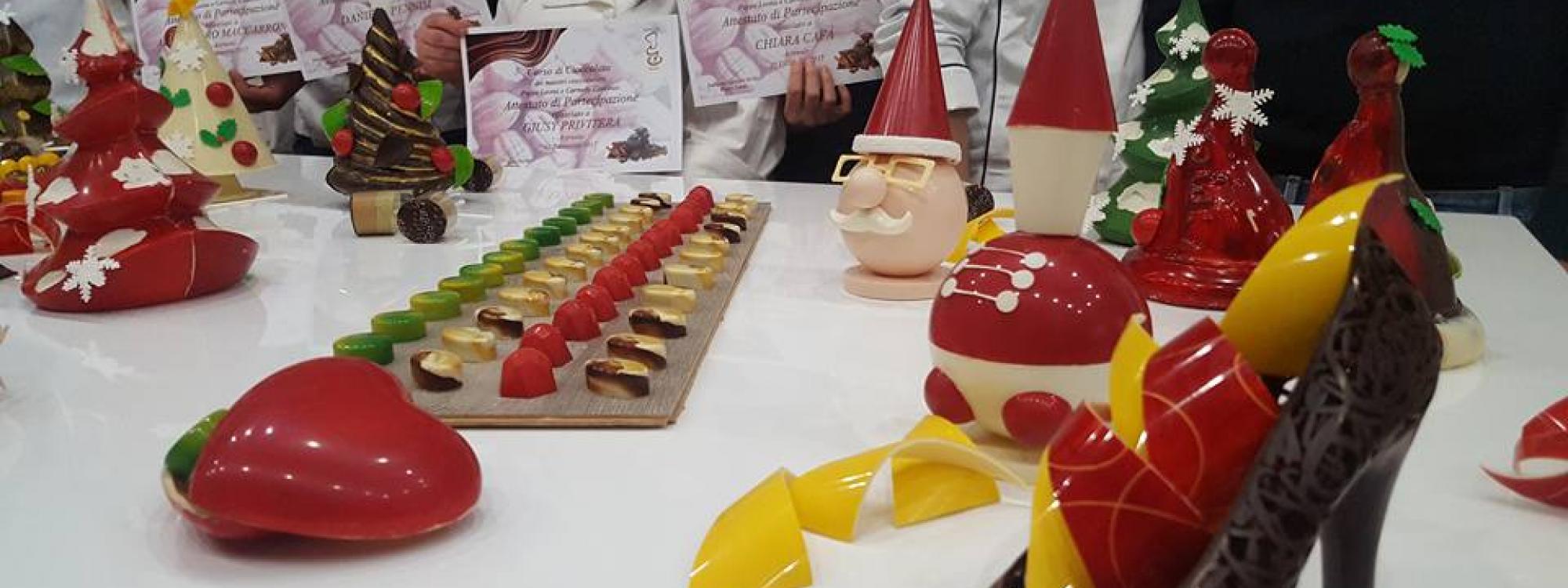PEPPE LEOTTA ALTA FORMAZIONE CORSI CONPAIT-SICILIA SCUOLA CORSO CIOCCOLATO NATALE