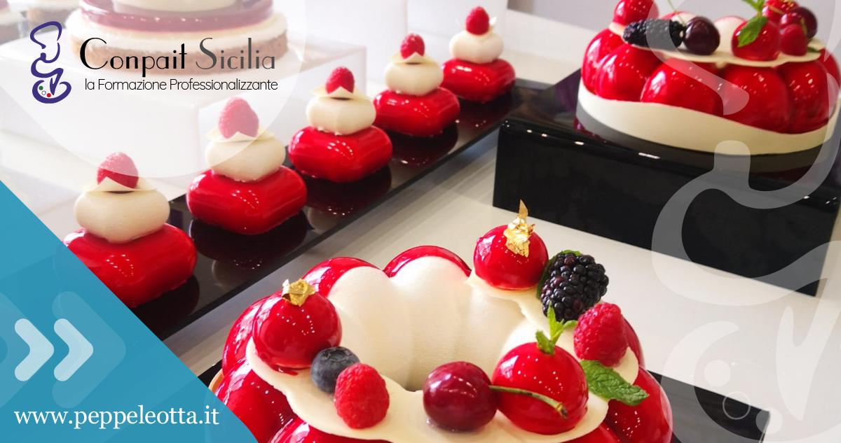 PEPPE LEOTTA ALTA FORMAZIONE CORSI CONPAIT-SICILIA SCUOLA CORSO BASE PASTICCERIA CONPAIT CAST ALIMENTI