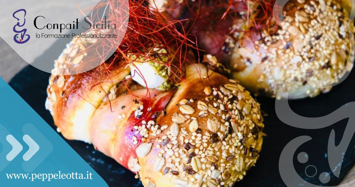 PEPPE LEOTTA ALTA FORMAZIONE CORSI CONPAIT-SICILIA SCUOLA PASTICCERIA CORSO LA ROSTICCERIA D'AUTORE E IL BANQUETING 