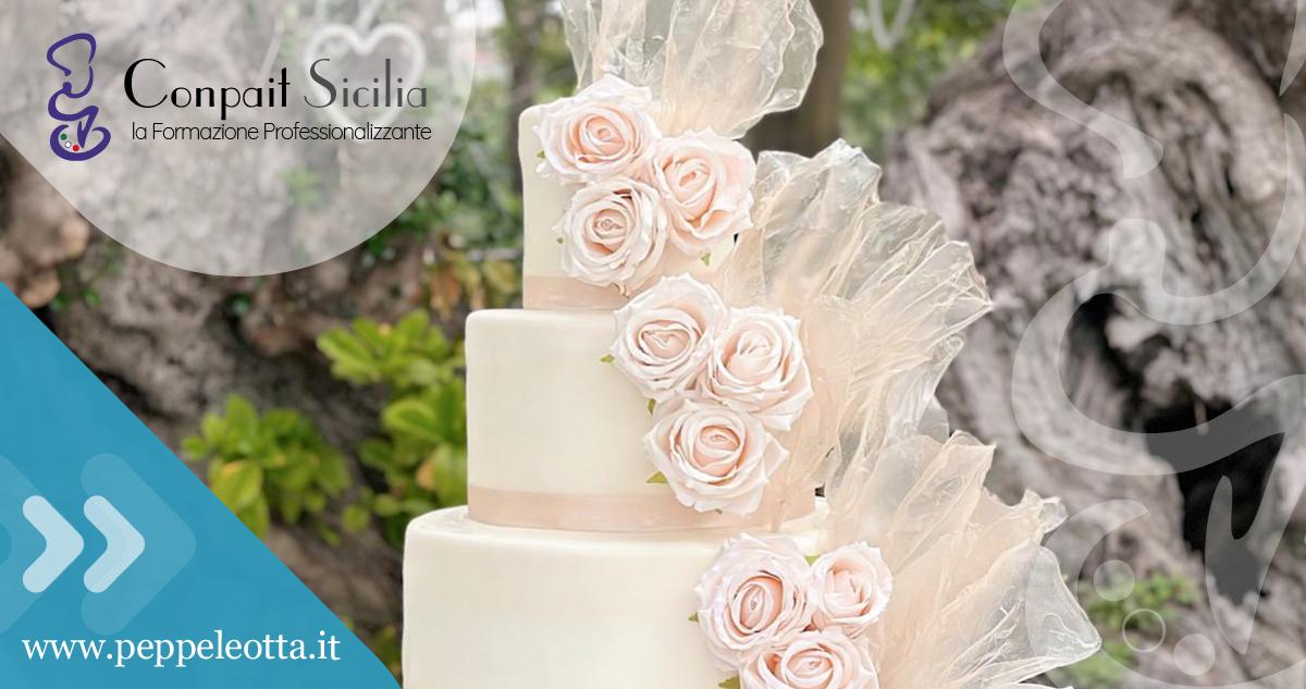 PEPPE LEOTTA ALTA FORMAZIONE CORSI CONPAIT-SICILIA SCUOLA CORSO MONTAGGIO, SPATOLATURA E DECORAZIONE SULLE TORTE DA RICORRENZA