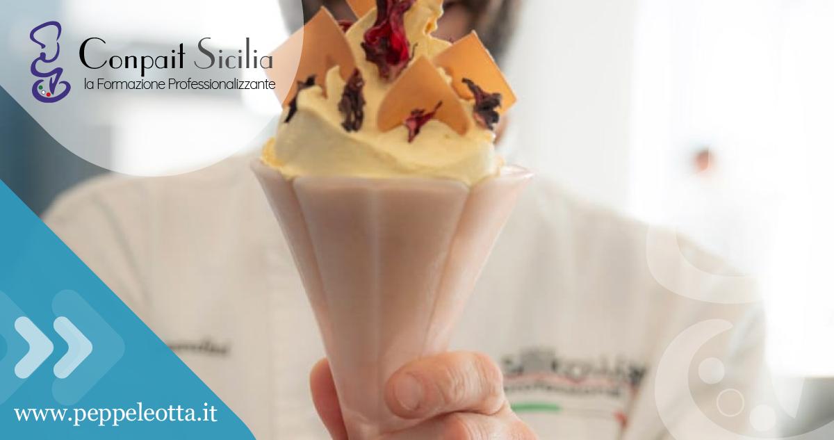 PEPPE LEOTTA ALTA FORMAZIONE CORSI CONPAIT-SICILIA SCUOLA PASTICCERIA CORSO IL BILANCIAMENTO DEL GELATO ARTIGIANALE DI LUCA BERNARDINI