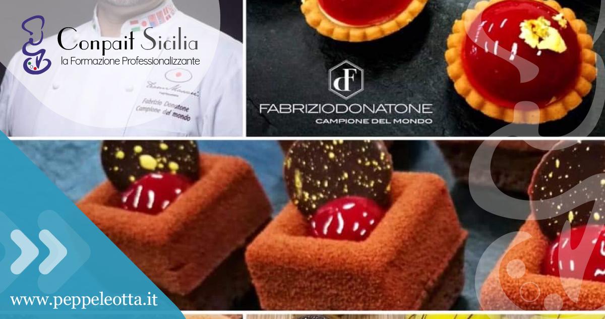 PEPPE LEOTTA PASTICCERIA ALTA FORMAZIONE CORSI CONPAIT-SICILIA SCUOLA FABRIZIO DONATONE