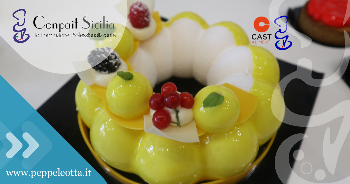 PEPPE LEOTTA ALTA FORMAZIONE CORSI CONPAIT-SICILIA SCUOLA CORSO BASE PASTICCERIA CONPAIT CAST ALIMENTI