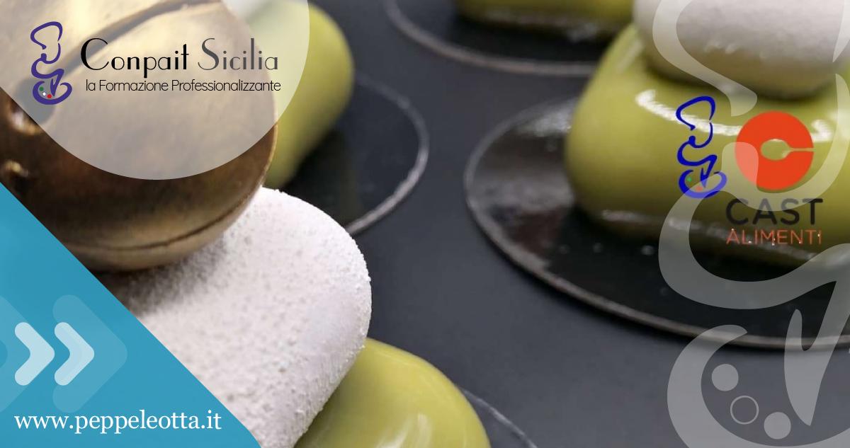 PEPPE LEOTTA ALTA FORMAZIONE CORSI CONPAIT-SICILIA SCUOLA CORSO BASE PASTICCERIA CONPAIT CAST ALIMENTI