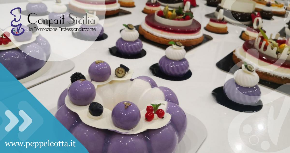PEPPE LEOTTA ALTA FORMAZIONE CORSI CONPAIT-SICILIA SCUOLA CORSO BASE PASTICCERIA CONPAIT CAST ALIMENTI