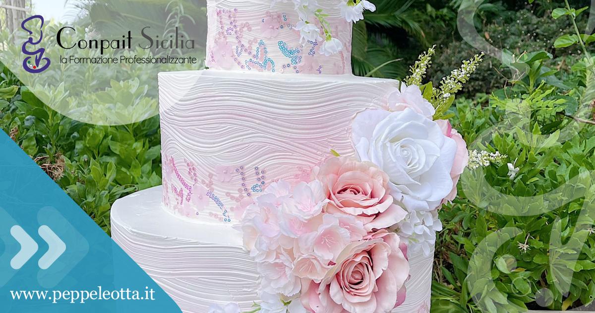 PEPPE LEOTTA ALTA FORMAZIONE CORSI CONPAIT-SICILIA SCUOLA CORSO MONTAGGIO, STUCCATURA E DECORAZIONE SULLE TORTE DA RICORRENZA 
