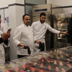 PEPPE LEOTTA ALTA FORMAZIONE CORSI CONPAIT-SICILIA SCUOLA CORSO La colomba pasquale e la prima colazione d'eccellenza con sua Maestà il lievito Madre del Maestro Fabrizio Donatone