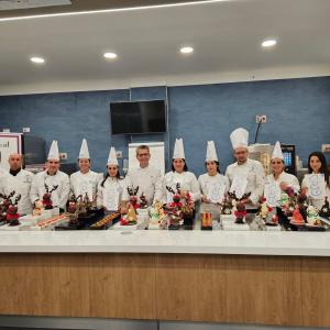 PEPPE LEOTTA ALTA FORMAZIONE CORSI CONPAIT-SICILIA SCUOLA PASTICCERIA CORSO UN NATALE DI CIOCCOLATO