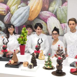PEPPE LEOTTA ALTA FORMAZIONE CORSI CONPAIT-SICILIA SCUOLA PASTICCERIA CORSO UN NATALE DI CIOCCOLATO