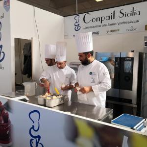 PEPPE LEOTTA PASTICCERIA ALTA FORMAZIONE CORSI CONPAIT-SICILIA SCUOLA RHS STAND