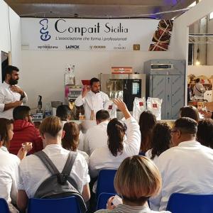PEPPE LEOTTA PASTICCERIA ALTA FORMAZIONE CORSI CONPAIT-SICILIA SCUOLA RHS STAND