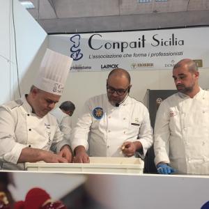 PEPPE LEOTTA PASTICCERIA ALTA FORMAZIONE CORSI CONPAIT-SICILIA SCUOLA RHS STAND